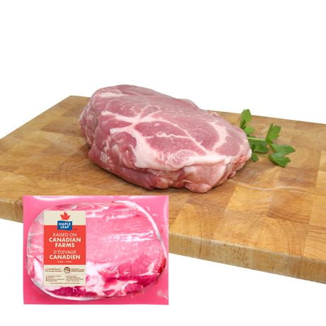 Maple Leaf Fresh Boneless Pork Shoulder Roast, 1 Roast, 0.75 - 1.35 kg
