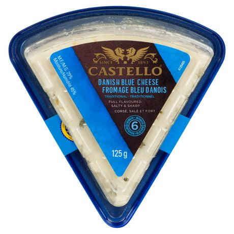Fromage bleu danois traditionnel de Castello 125 g