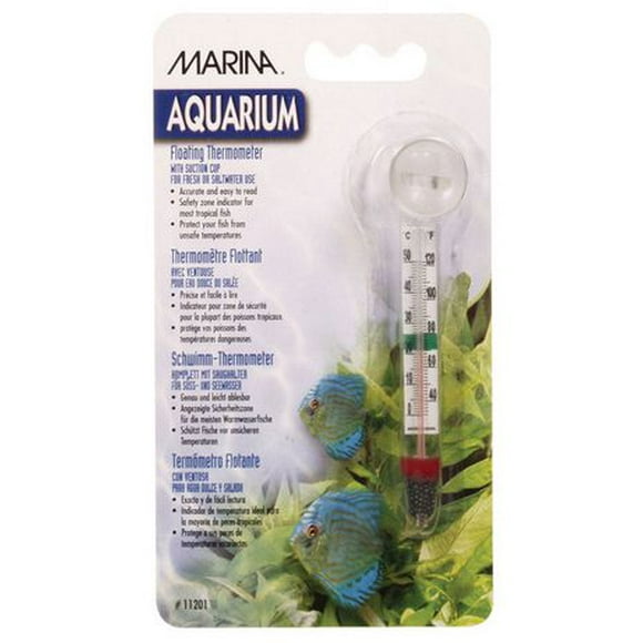 Marina Floating Thermometer with Suction Cup, Celsius and Fahrenheit