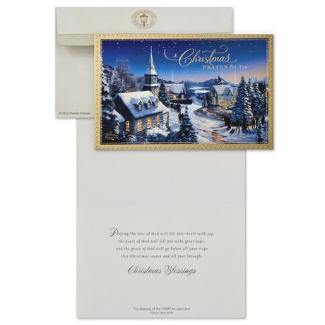 DaySpring Thomas Kinkade Christmas Prayer Religious Christmas Cards, Box of 24 | Walmart Canada