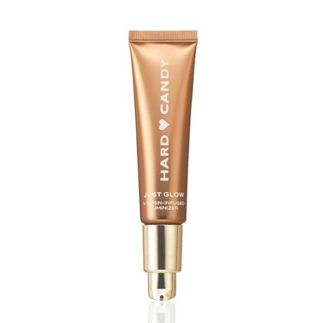 Hard Candy Just Glow Face Luminizer –  Sheer Color, Vitamin C & Niacinamide, All Skin Tones