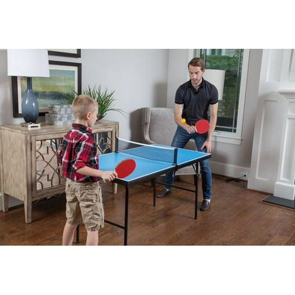 Table de tennis de table Connect Magnetic Modular de JOOLA en bleu clair