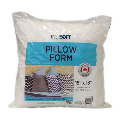 Eversoft 18" Pillow Form | Walmart Canada