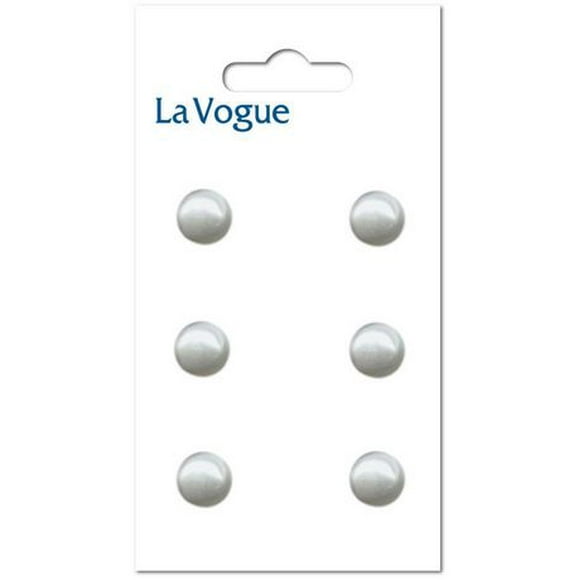 Bouton à tige La Vogue - Blanc 8mm