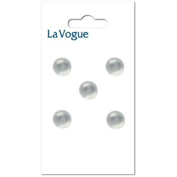 9 mm Bouton à tige - Blanc Les boutons et les fermetures La Vogue offre un assortiment mode et contemporain de styles et de couleurs.