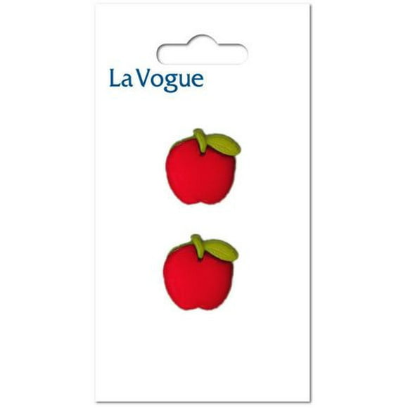 Bouton à tige La Vogue - Pomme 15mm