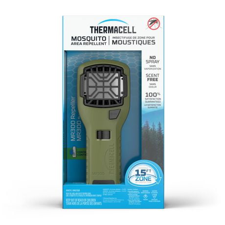 Thermacell Mosquito Repellent, Portable Adventure MR300 – Green