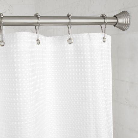 Mainstays 72 Stepped Tension Shower, Shower Curtain Holder