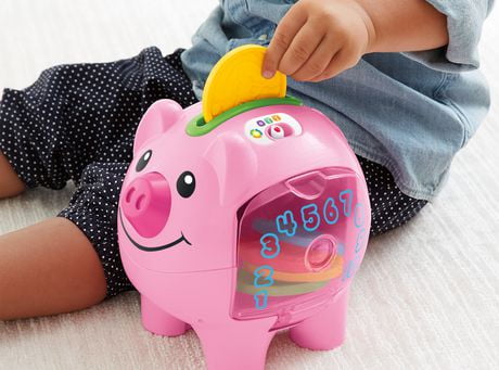 Fisher-Price Laugh & Learn Smart Stages Piggy Bank - French Edition ...