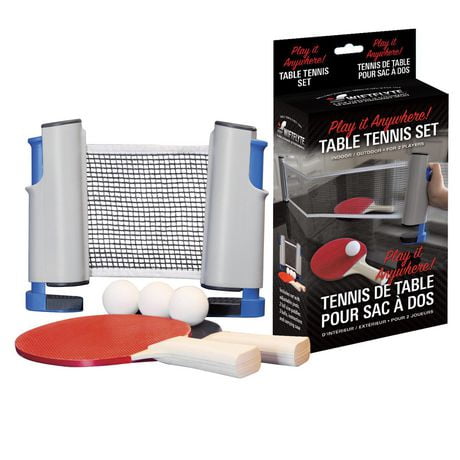 Swiftflyte™ Play it Anywhere! Portable Table Tennis/Ping Pong Set – Indoors or Outdoors for Two Players