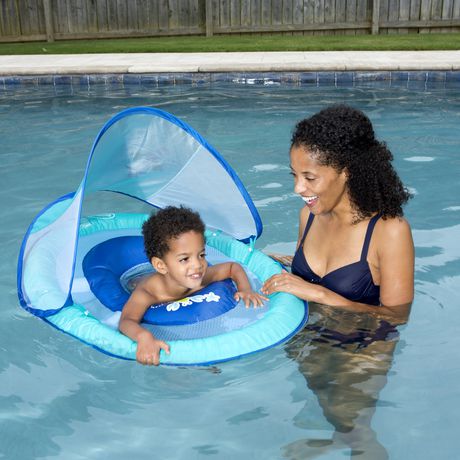 Bouee Et Pare Soleil Baby Spring Float Homard Bleu Walmart Canada