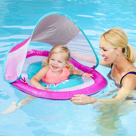 Swimways Baby Spring Pool Float Sun Canopy Kids Safe Summer Toy 9-24 Month
