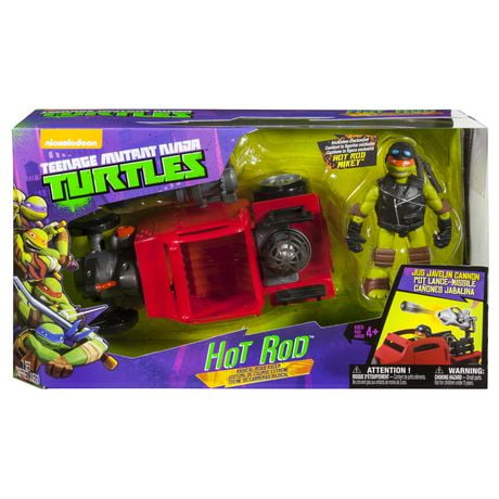 Teenage Mutant Ninja Turtles - Vehicle with Figure - Hot Rod Wmikey ...