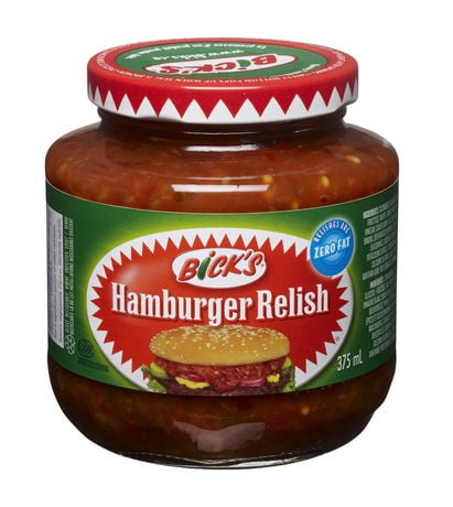 Bick’s® Hamburger Relish, Bick’s® Hamburger Relish 375 ML - Walmart.ca