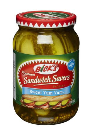 Bick's Sandwich Savers Yum Yum Sweet Pickles 500ml | Walmart Canada