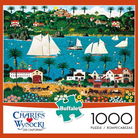 Buffalo Games Charles Wysocki Old California 1000 Piece Jigsaw Puzzle ...