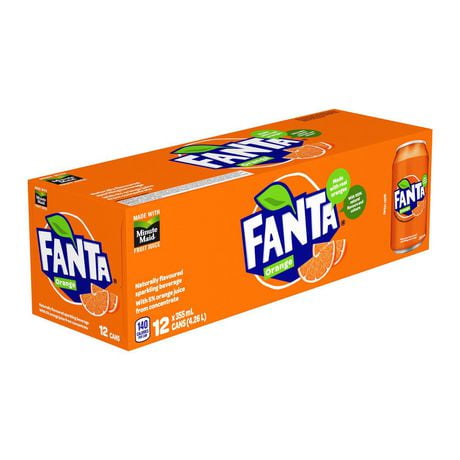 Fanta® Orange 355mL Cans, 12 Pack | Walmart Canada