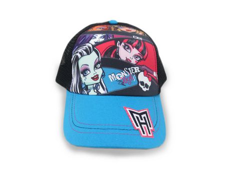 Monster High Skulltimate Secrets Lagoona blue fish trucker hat