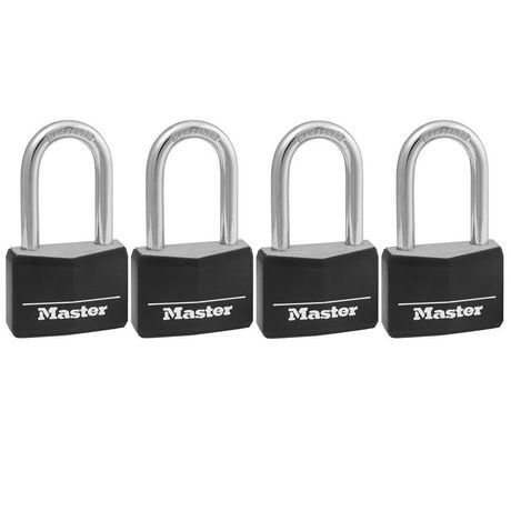 Master Lock 1-9/16” Covered Solid Body Padlock with 1-1/2” Shackle