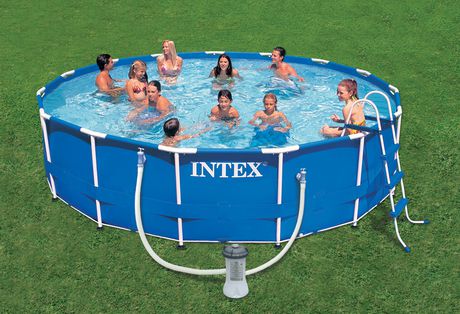 Intex 15' x 42'' Metal Frame Pool | Walmart Canada