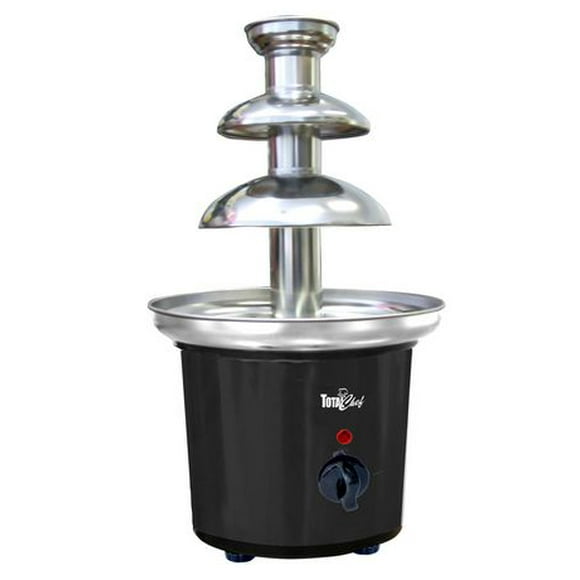 Total Chef TCCFS-02 Stainless Steel 3-Tier Chocolate Fountain