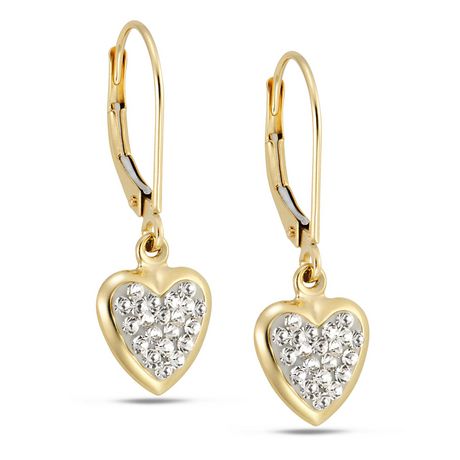 Quintessential 10kt gold 10Kt Yellow Heart W/ Crystals | Walmart Canada