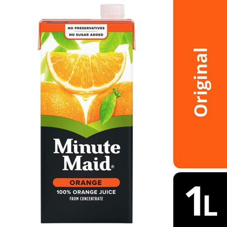 Minute Maid 100% Orange Juice 1L carton | Walmart Canada