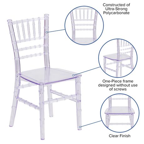 Kids White Resin Chiavari Chair | Walmart Canada