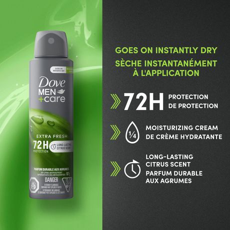 Dove Men Care Extra Fresh Dry Spray Antiperspirant Walmart Canada