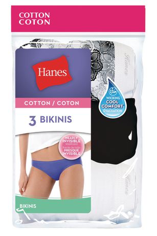 Hanes Women's Cotton Hi-Cut Underwear, 6-Pack, 56% OFF