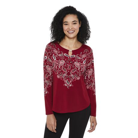 George Women's Metal Trim Top | Walmart Canada