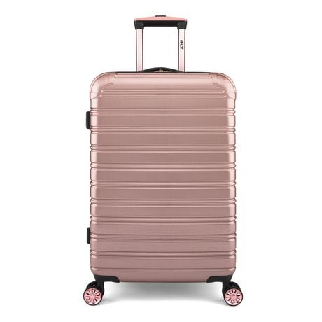 iFLY Hardside Fibertech Luggage 26", Rose Gold, 26" hardside