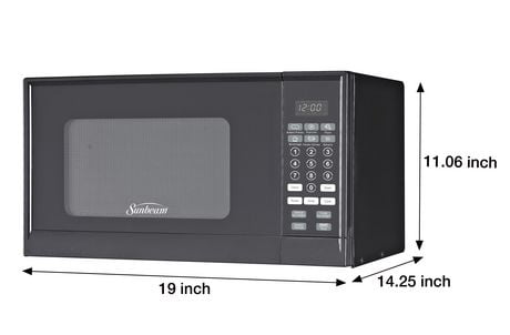 Sunbeam 0 9 Cu Ft Microwave Oven Walmart Canada