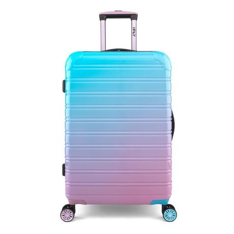 iFLY Hard Sided Fibertech Luggage 26", Cotton Candy