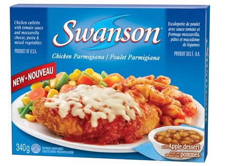 Swanson Chicken Parmigiana With Apple Dessert Frozen Meals 