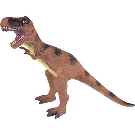 Adventure Force 13 inch Soft T-Rex Dinosaur Action Figure, Brown ...