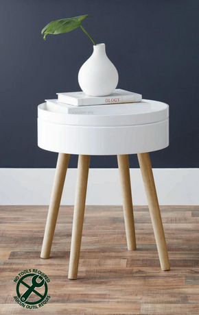 hometrends Round Storage Table | Walmart Canada