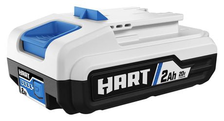 HART 20-Volt Lithium-Ion 2-Pack 2.0Ah Battery and 2-Amp Fast Charger ...