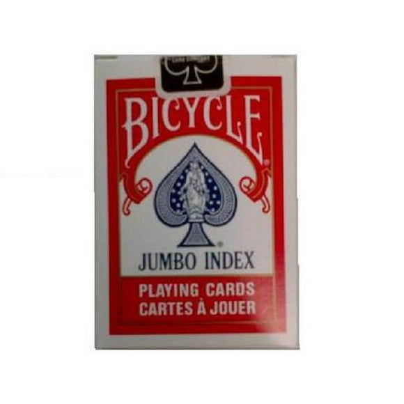 Cartes à jouer Bicycle Jumbo Index Plus grand # et les visages