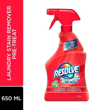 Resolve Oxi-Action, Laundry Stain Remover, Pre-Treat Trigger, 650 ml, 650 mL