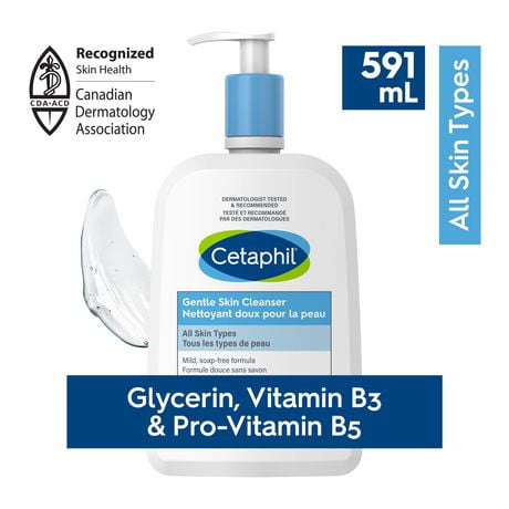 Cetaphil Gentle Skin Cleanser | Hydrating Face and Body Wash | Ideal For Sensitive, Dry Skin | Dermatologist Recommended, 591ml