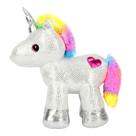 sequin unicorn plush