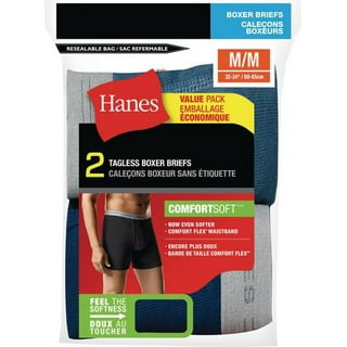 Hanes Boxer Briefs, Cool Dri Moisture-Wicking Underwear, Cotton No-Ride-Up  for Men, Multi-Packs Available, 12 Pack-Black, X-Large 