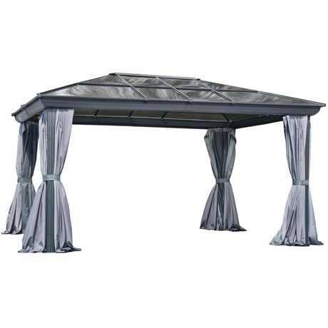 Venus Gazebo 12 Ft. x 14 Ft. in Slate | Walmart Canada