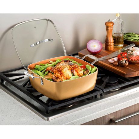 Gotham Steel Nonstick 10 Piece Square Cookware Set | Walmart Canada