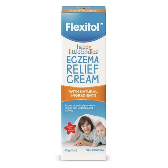 Flexitol Happy Little Bodies Eczema Relief Cream | Natural Ingredients | Free from Cortisone, Steroids, Parabens, Nut Oils and Fragrances