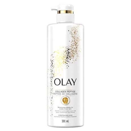 Olay Cleansing & Firming Body Wash with Vitamin B3 and Collagen, 591mL