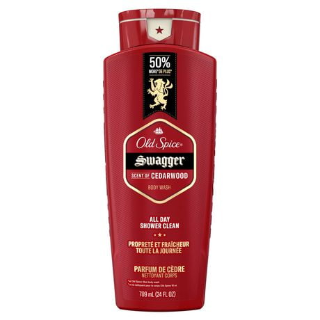 Nettoyant pour le corps Old Spice pour hommes, Parfum de confiance Swagger 709 mL (24 oz liq.)