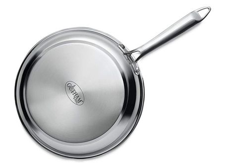 Gotham Steel Stainless Steel Premium 10 Frying Pan Triple Ply Reinforced With Super Nonstick Ti Cerama Copper Coating And Induction Capable Encapsulated Bottom Dishwasher Safe Walmart Canada