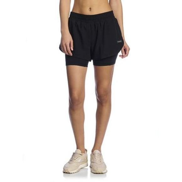 Reebok Women’s ‘Sprinter’ 2-in-1 High Performance Shorts with Compression